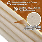 6pcs 100% cotton Tea Towels for Baking Sourdough - 28" Unbleached Bread Basket Flour Sack Towels, Proofing Cover Cloth for Dough Raising Baguettes Loaves Ciabatta, Bread Making Accessories Bakers Gift