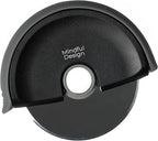 Mindful Design Pizza Cutter Wheel with Protective Blade Cover, Easy to Clean and Dishwasher Safe Handheld Pizza Slicer