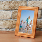 IBosins 5 Pack 8 Inch Plate Holder Display Stands, Large Metal Gold Frame Stand for Picture, Book, Photo Easel, Creation, Collectibles