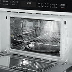 KoolMore 30 in. Built-in Microwave with Convection Oven and Air Fryer, 1000W Power with 10 Levels, UL Listed and 1.6 cu. ft. Capacity in Stainless-Steel (KM-CWO30-SS)
