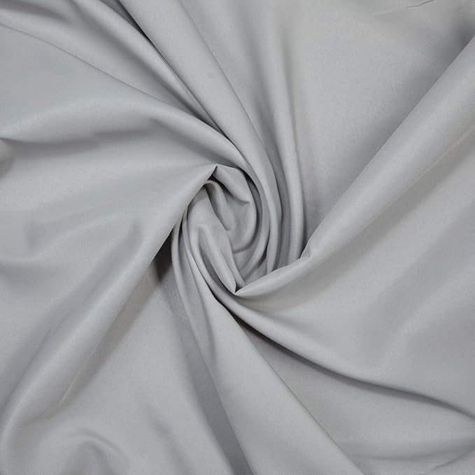 Gee Di Moda Rectangle Tablecloth - 70 x 120 Inch Silver Table Cloth for 6 or 8 Foot Rectangle Tables - Heavy Duty Washable Fabric - for Holiday Party, Dinner, Weddings, Baby Shower & Events