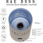 Rae Dunn Electric Milk Frother Steamer -Stylish Automatic Milk Steamer and Frother, Milk Warmer, Hot and Cold Foam Maker for Coffee, Latte, Cappuccino, Macchiato - 550 Watt (Sand)