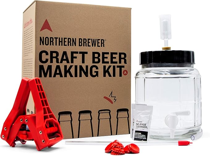 Northern Brewer - Siphonless 1 Gallon Craft Beer Making Starter Kit, Equipment and Beer Recipe Kit (Kama Citra IPA)