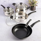 Gibson Home 95 Piece Kitchen in a Box Pots and Pans Cookware, Plates and Bowls Dinnerware, Cutlery Knife Block, Flatware Utensils, Tools & Gadgets, Storage, Glasses Set