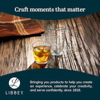 Libbey Orbita Rocks and Tumbler Drinking Glasses Set of 16, Durable Glass Cups Set with Wave Pattern, Glassware Drinking Glasses for Any Occasion