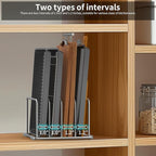 Cutting Board Stand, Cutting Board Rack, Cutting Board Organizer Stainless Steel, Cutting Board Holder for Countertop, Chopping Board Holder (2 Pack)