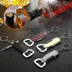 Ziliny 24 Pcs Bottle Opener Keychain Bulk Wine Bottle Beer Opener Keychain 3.27" Stainless Steel Corkscrew Waiter Corkscrew Wine Keyring Gifts for Christmas Bar Party Wedding Home (Mix Color)