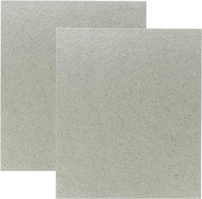 2 PCS Waveguide Cover, Universal Mica Sheet for All Microwave Oven, Cut to Size, 150X120mm