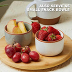 Morandi Color Ramekins Set of 6, 8 oz Creme Brulee Ramekins Oven Safe, Porcelain Ramekin Bowls, Mini Cheesecake Pans, Small Baking Dish, Dipping Sauce Bowls, Ramekin for Baking Souffle, Ice Cream
