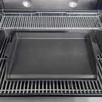 Universal Cast Iron Griddle for Charcoal & Gas Grills and Stove Top, 23" x 16" Stove Top Griddle with Pre-Seasoned Nonstick Coating, Thickened Extra High Sidewalls Grill Plate for Camping and Parties