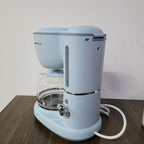 SIHOiSi Electric coffee makers – Compact and User-Friendly with Auto Pause & Serve, Reusable Filter, Office & Dorm Use, Blue