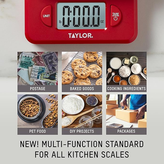 Taylor Compact Digital Scale (Red)