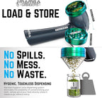 Mamba Electric Grinders – USB Rechargeable Spice & Herb Grinder, 1g Portable Metal Grinder for Herbs, Quick & Easy-to-Use Spice Mill for Kitchen