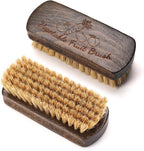 Vegetable Brush Set - 2 Pack, Potato Scrubber, Carrot, Corn & Mushroom Brush with Wood Handle
