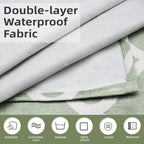 NLUS 2 Pack Kitchen Cooking Aprons, Adjustable Bib Waterproof Chef Apron with 2 Pockets for Men Women(Green Plaid/Grey Plaid)