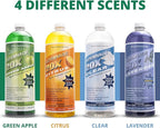 Advanage 20X All Purpose Cleaner Concentrate – Green Apple Eco-Friendly Heavy Duty Degreaser, Multisurface Cleaner for Bathroom, Kitchen, Floors, Household Cleaning Supplies, Made in USA, 32 Fl Oz