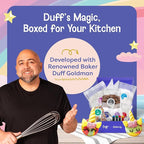 Baketivity Baking Kit Bundle – Unicorn Rainbow Cookies & S’mores Sandwich Cookies by Duff Goldman – DIY Kids Baking Set with Pre-Measured Kosher Ingredients, Decorating Supplies, STEM Activities – Age