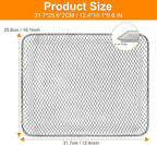 Countertop Toaster Oven Wire Rack Accessories for BLACK+DECKER Crisp 'N Bake Air Fryer Toaster Oven, 12.5×10.1 IN Food Grade Stainless Steel Toaster Oven Replacement Parts, Dishwasher Safe