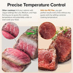 Nuwave Precision Induction Cooktop, 10.25” Shatter-Proof Ceramic Glass, 6.5” Heating Coil, 45 Temps from 100°F to 500°F, 3 Wattage Settings 600, 900 & 1300 Watts