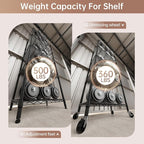 SINGAYE 5 Garage Heavy Duty Shelving Unit Kitchen Pantry Close Home Organizers and Storage Bathroom Shelf Laundry Room Organization Industrial Book Metal Wire Adjustable Shelves