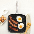 Nordic Ware Basalt Square Griddle, 11 Inch, Ceramic Nonstick