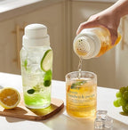 Cocktail Shaker Set-19 oz Glass Martini Shaker with Built-in Strainer，Muddler with Measuring Jigger and Stainless Steel Mixing Spoon, Home Bartender Kit Bar Tool for Margaritas Making, Drinks Mixing