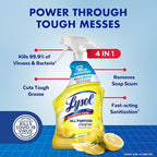 Lysol All Purpose Cleaner Spray, Multi-Purpose Disinfecting Spray & Bathroom Cleaner, Lemon Breeze + Island Breeze Scent, 32 Fl Oz (Pack of 3)