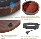 Coffee Mug Warmer for Desk 4H Auto Shut Off, Smart Coffee Cup Warmer with 3 Temperature Setting, Electric Mug Warmer Plate for Coffee, Milk, Tea