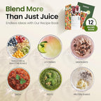 TOPZEE Personal Smoothie Blender, 1000W Single-Serve Blender with 24oz To-Go Cup, Twist-On Start/Stop, for Protein Shakes & Smoothies, Compact Countertop Blender, Black