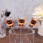 Custom Photo Face Stir Sticks Pack 5-500pcs, Personalized Acrylic Drink Stirrers with Your Photo, Dog, Cat, Logo or Face, Custom Cocktail Swizzle Sticks for Birthday & Graduation Decor