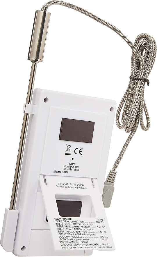 CDN Dual Sensing Programmable Probe Thermometer and Timer
