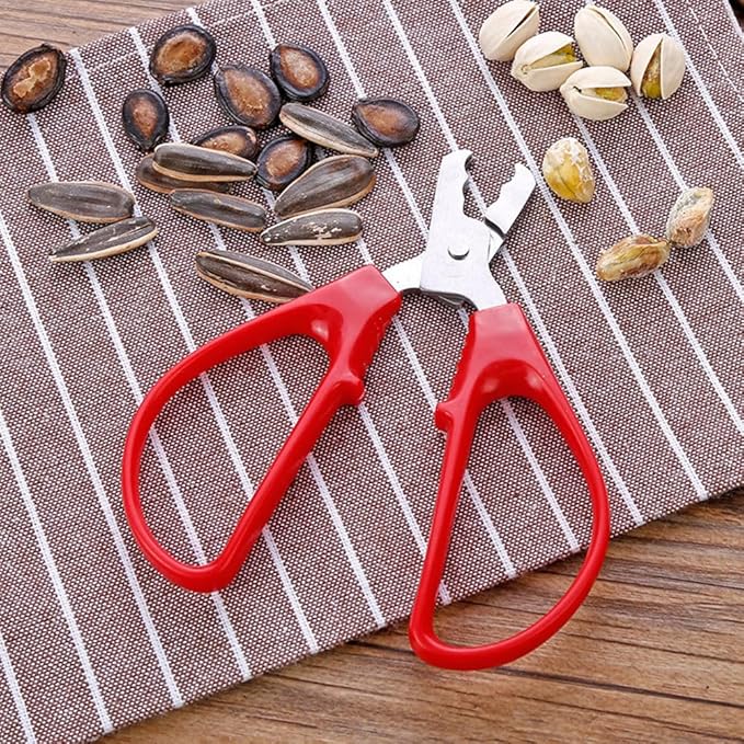 Red Melon Seed Cracker Plier, Sunflower Seeds Plier Opener - Seed Cracker Sheller Opener Peeling Pliers for Melon Seeds, Small Nuts, Specialty Tools and Gadgets Kitchen Utensils and Gadgets