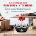 Dash Rapid Egg Cooker - Boiler, Poacher & Steamer - Includes Measuring & Recipe Guide - Dishwasher Safe - BPA Free - Holds 7 Eggs, Lavender