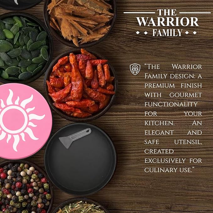 4-Piece Aluminum Herb Grinder – Manual Spice Grinder with Fine Pollen Catcher, Stainless Steel Mesh,Precision Mill & Secure Magnetic Lid for Culinary Herbs (Pink)