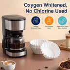 4 Cup Basket Coffee Filters (200, White)