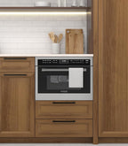 KoolMore Reserve 24 in. 1.6 cu. ft. Built-in Convection Microwave Oven with 10 Power Levels, Sensor Cooking, Bake, Roast, Broil, Defrost, 1750 Watts, UL Certified in Black Stainless-Steel