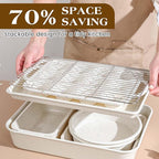 8 Pcs Baking Pans Set, Silicone Bakeware Sets with Metal Reinforced Frame, Nonstick Stackable Carbon Steel Non Toxic Baking Sets for Cooking (Cream)