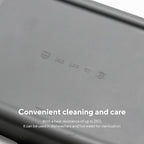 Teranuvo Silicone Oven Tray compatible with BALMUDA The Toaster Oven - safe to use, non toxic, durable, dishwasher safe, heat resistant, silicone liners for air flow and drain oil, non stick (Grey)