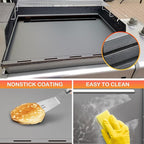 Full Size Griddle for Weber Genesis 300 Grill E310, E330, E320-6788 Full Size Griddle Insert for Genesis S310, S320, S330 Gas Grills, for Weber Part 7524, 7528