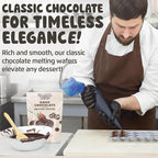 Chocolate Works Dark Chocolate Melting Chocolate Wafers, 2.5lb (Pack of 1)