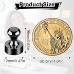 Tiergrade Metallic Magnets, Refrigerator Magnets, 24 Pack Black Magnetic Push Pins, Strong Fridge Magnets, Multi-use Whiteboard Magnets Perfect for Kitchen Office Classroom