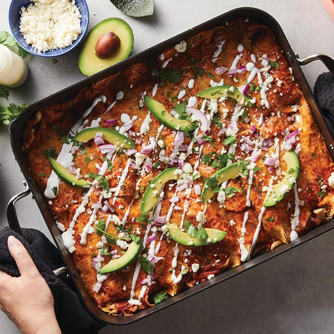 KitchenAid Hard Anodized Roasting Pan/Roaster with Removable Rack, 13 Inch x 15.75 Inch - Matte Black