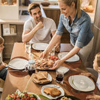 ADRIMER Placemats, Heat Resistant Oval Placemats Set of 4 Washable 12 x 17 Inch, Waterproof Table Mats, Wipeable Pu Place Mats for Kitchen, Dining Room, Turmeric Brown