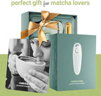 Matcha Mate Electric Powered Bamboo Whisk - Traditional Whisking with Electronic Precision - Rechargeable Portable Tea Frother, Stirrer, Mixer, Making Machine Set Accessories Kit - Gift (Gift Set)