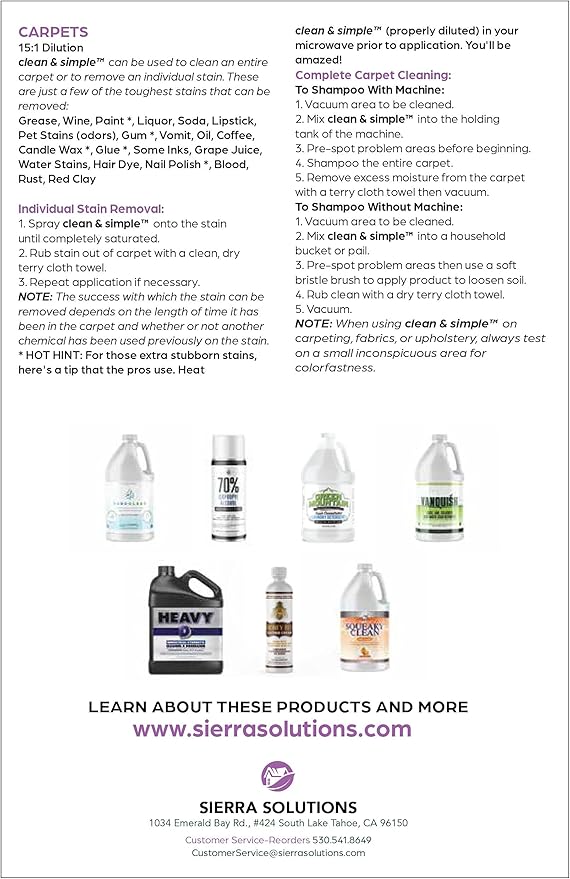 All-Purpose | Household Cleaner | clean & simple™ SUPER CLEANER concentrate