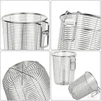 Dish Rack, Stainless Steel Kitchen Drain Basket, Compact Utensil Drying Rack Dishwasher Accessory, Hanging Cutlery and Utensil Organizer, Set of 2