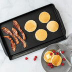 Nordic Ware 2 Burner Backsplash Griddle, Nonstick