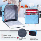 BAGSPRITE Stand Mixer Cover with Appliance Sliders Base Compatible with KitchenAid Mixer-Storage Bag for 6/7/8 Quart with Pockets for Kitchen Aid Accessories and Attachments