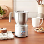 Capresso froth Select Automatic Milk Frother and Hot Chocolate Maker, Stainless Steel 209.05, Silver, 20 ounce