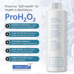 ProH2O2 3% Food Grade Hydrogen Peroxide – Natural Cleaner & Disinfectant – Suitable for Household Use – Ideal for Cleaning, Sanitizing & Gargle – 32 fl oz (Refill)